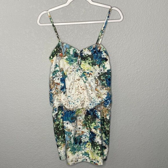 See U Soon Green Key Hole Sleeveless Dress Size Small - Picture 1 of 7